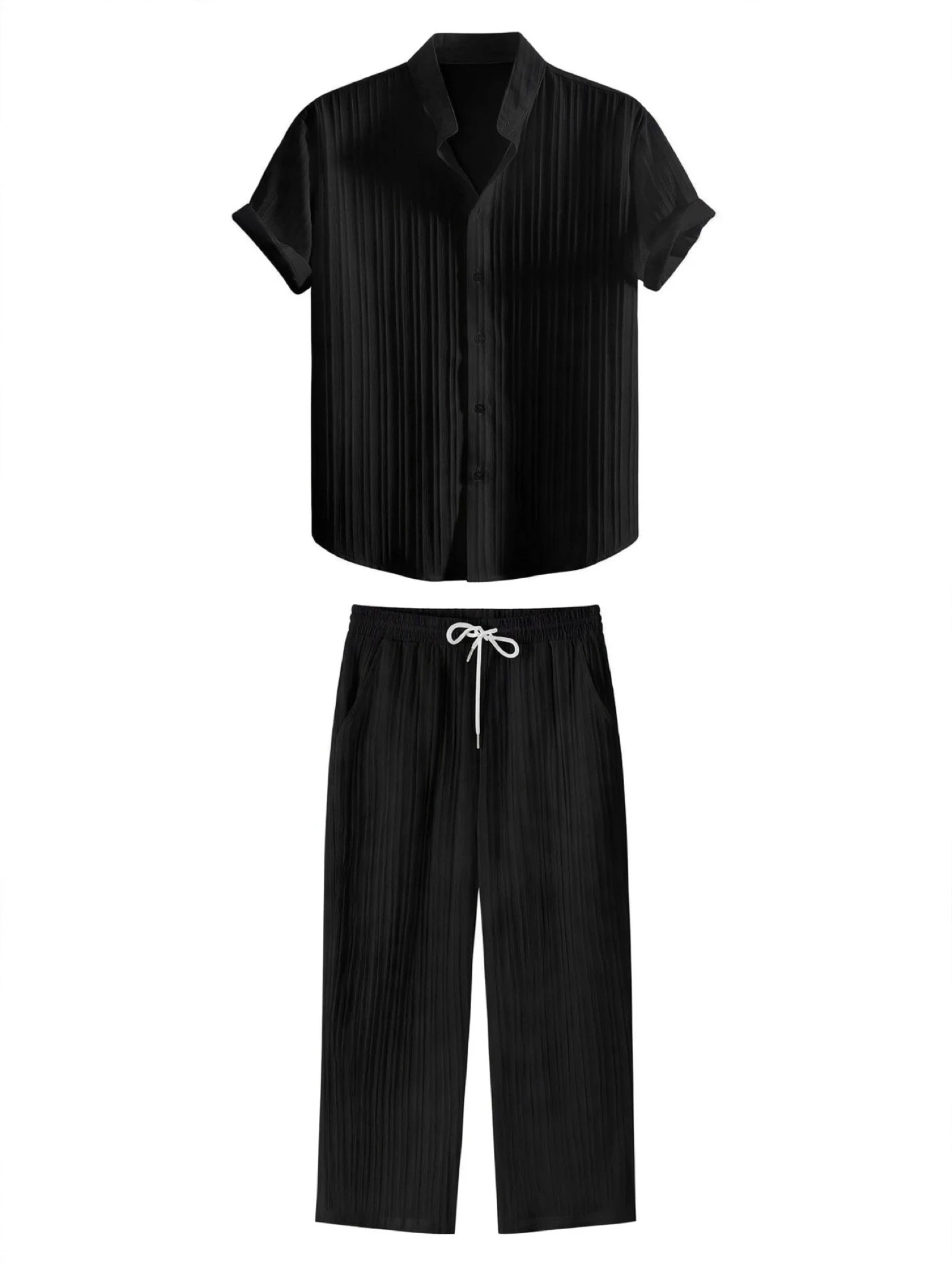 Heren zomerset zwart | shirt + broek | NIEUW  – photo 2